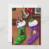 STUFFERS VAN DE OPZETTING VAN HOLIDAY BAZAAR INVIT KAART (Voorkant)