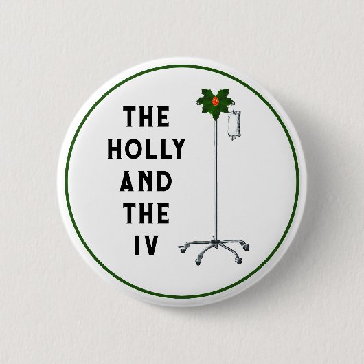 Stuffers voor kerststallen ronde button 5,7 cm (Voorkant)