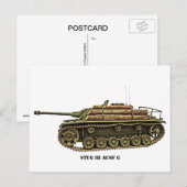 StuG III Ausf G Briefkaart (Voorkant / Achterkant)