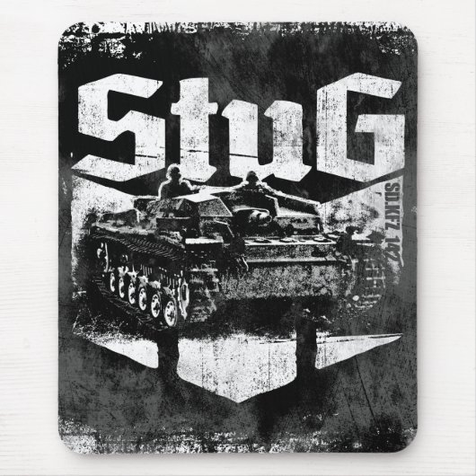 StuG III Mousepad Muismat (Voorkant)