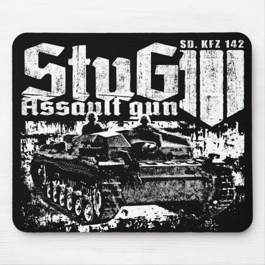 StuG III Mousepad Muismat (Voorkant)