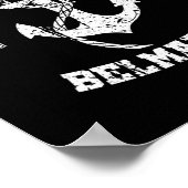 Stugots Belmar Nj Anker Vervuild Sarcastisch Boot Poster (Hoek)