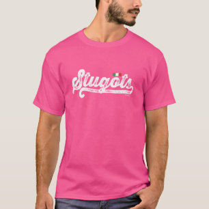 Stugots Funny Italiaans Gezegde Italië Vlag Witte T-shirt