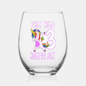 stuifmeel wijnglas zonder voet (Voorkant)