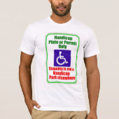 Stuipen is geen handicap t-shirt (Voorkant)