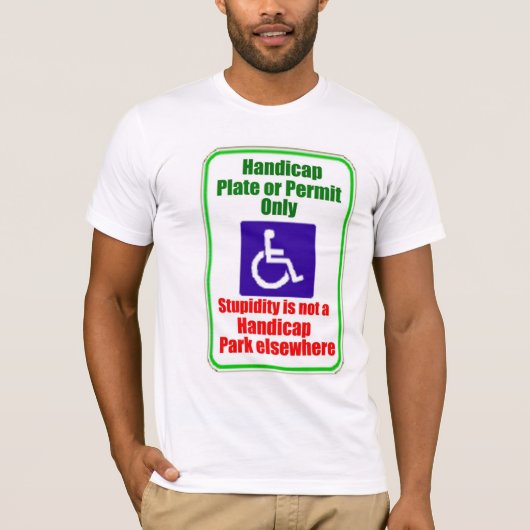 Stuipen is geen handicap t-shirt (Voorkant)