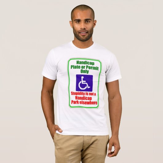 Stuipen is geen handicap t-shirt (Voorkant volledig)