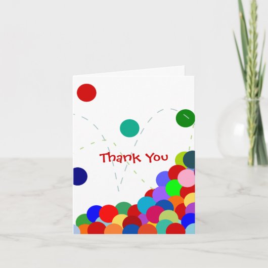 Stuitend Feest Dank Je Kaart (Voorkant)