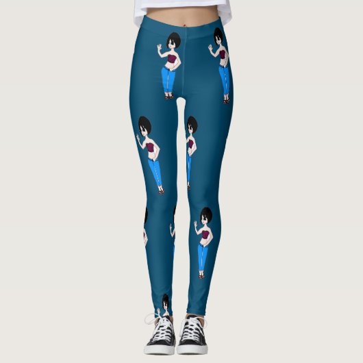 stuitend leggings (Voorkant)