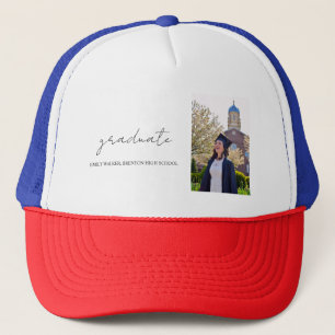 Stuiterend Lettertype Afstuderen Trucker Pet