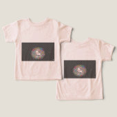 Stuitert in geluk.T-shirt (Ontwerp Voorkant & Achterkant)