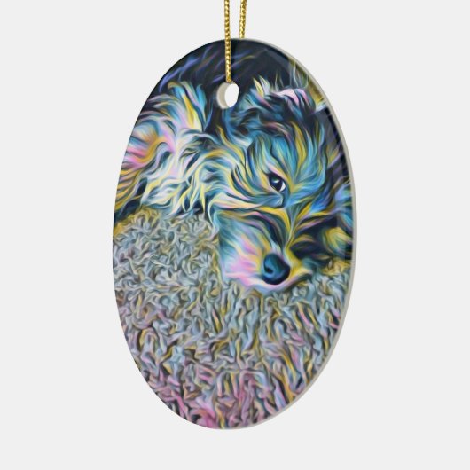 Stuiver het ornament Morkie (Links)