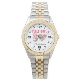 stuk liefde Naam Glitter Strap Horloge