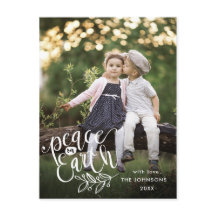 Stuk op Aarde FOTO Kerstmis Groet Vakantie