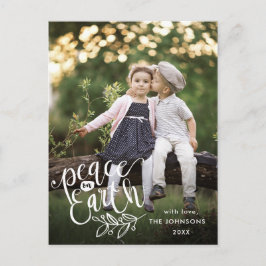 Stuk op Aarde FOTO Kerstmis Groet Vakantie Briefkaart