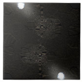 stuk oppervlak van de planeet met maanmantel keram tegeltje (Voorkant)