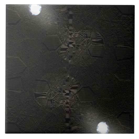 stuk oppervlak van de planeet met maanmantel keram tegeltje (Voorkant)