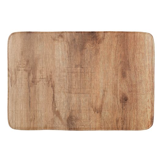 stuk oud hout badmat (Voorkant)