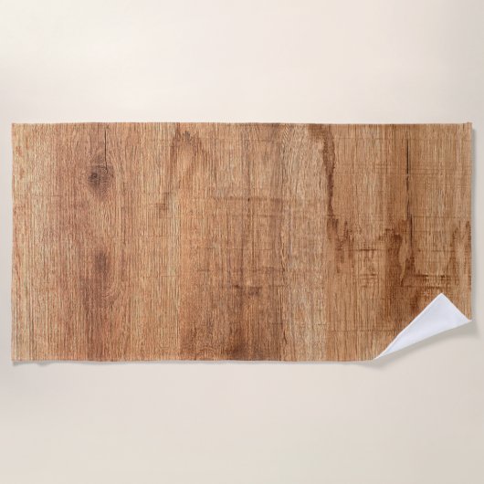 stuk oud hout strandlaken (Voorkant)