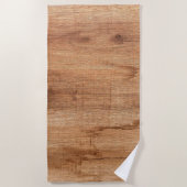 stuk oud hout strandlaken (Voorkant)