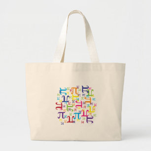 Stuk van de Pi Grote Tote Bag