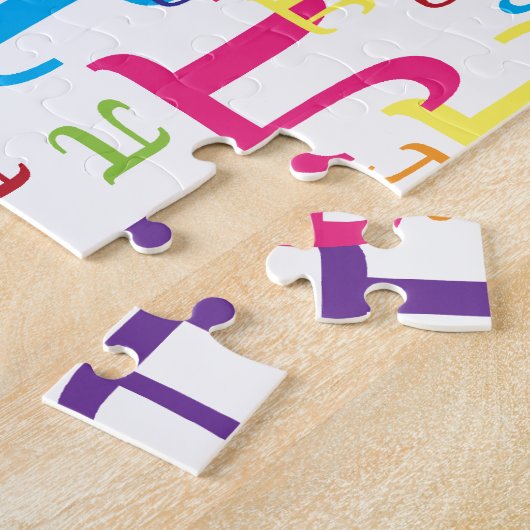 Stuk van de Pi Legpuzzel (Zijkant)