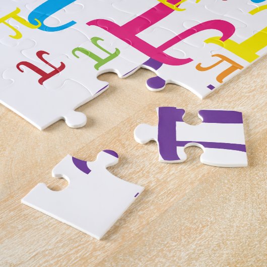 Stuk van de Pi Legpuzzel (Zijkant)