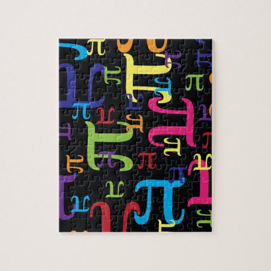 Stuk van de Pi Legpuzzel (Verticaal)