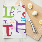 Stuk van de Pi Theedoek (Quarter Fold)