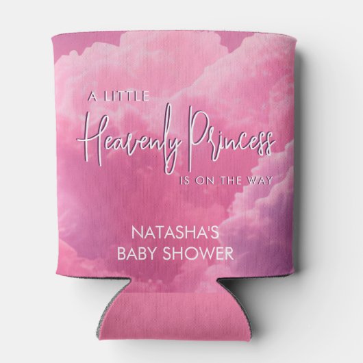 Stuk van hemelse prinses dromerig magisch blikjeskoeler (Achterkant)