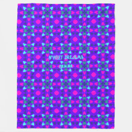 Stuk van mijn hart 150 cm x 200 cm fleece deken