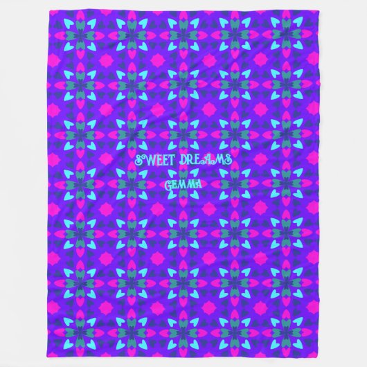 Stuk van mijn hart 150 cm x 200 cm fleece deken (Voorkant)