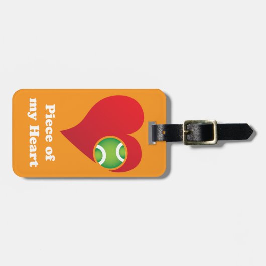 stuk van mijn hart Bagagelabel (Voorkant horizontaal)