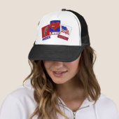 STUK (VREDE) LIEFDE (HART) VRIJHEID (VS VLAG) TRUCKER PET (In situ)