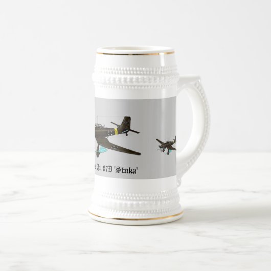 Stuka Stein Ju87 Bierpul (Voorkant rechts)