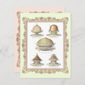 Stukje Cake Cooking Chef's School Afstuderen Kaart (Voorkant / Achterkant)