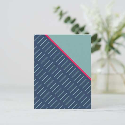 Stukje grijs briefkaart (Staand voorkant)