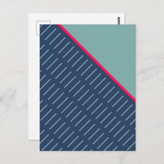 Stukje grijs briefkaart (Voorkant / Achterkant)