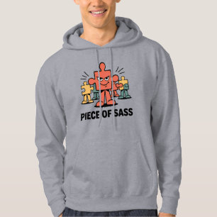 Stukje Sass – Puzzelpersonage met Attitude Hoodie