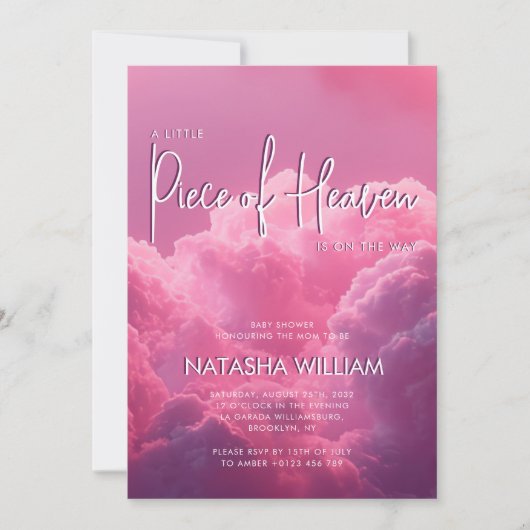 Stukje van de hemel is op weg Dreamy Magical Kaart (Voorkant)