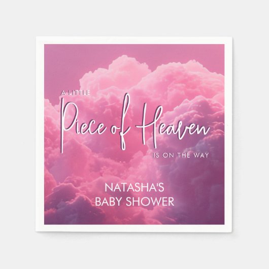 Stukje van de hemel is op weg Dreamy Magical Servet (Voorkant)