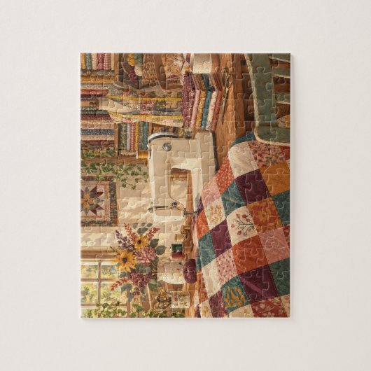 Stukjes in Patronen Quiltstudio Puzzel (Verticaal)