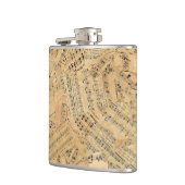 Stukjes  muziek heupfles (Links)