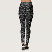 Stukjes Muziek White POMV Leggings (Achterkant)