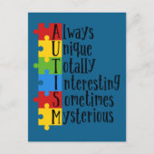 Stukken autisme briefkaart (Voorkant)