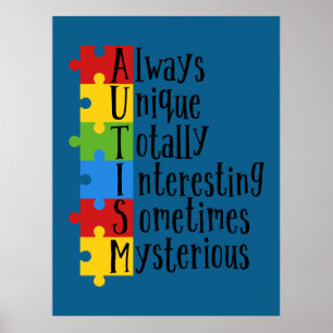 Stukken autisme poster