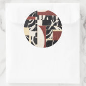 Stukken en delen I Ronde Sticker (Tas)