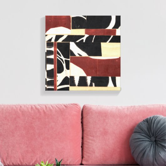 Stukken en delen II Canvas Afdruk (Insitu (Woonkamer))