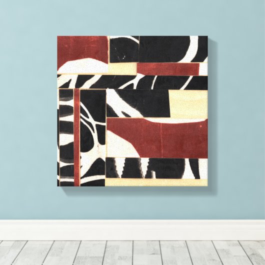 Stukken en delen II Canvas Afdruk (Insitu (Houten vloer))