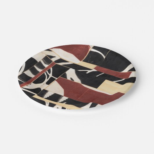 Stukken en delen II Papieren Bordje (Gekanteld)